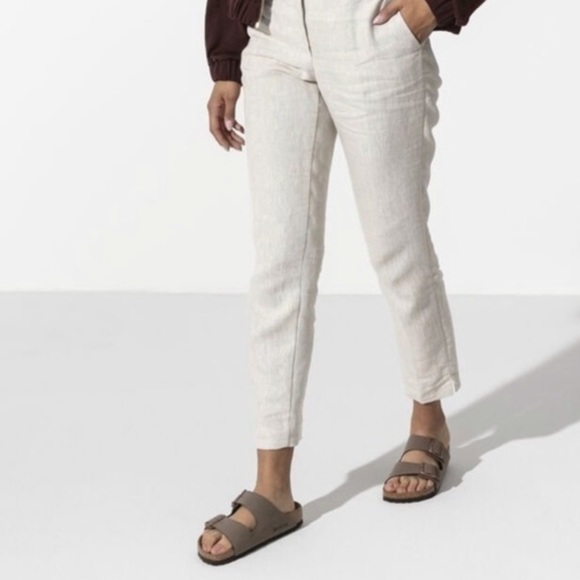 Birkenstock Shoes - Birkenstock Taupe Arizona 2 Strap Sandals sz 39